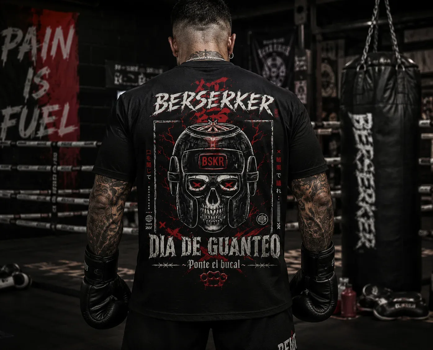 Camiseta Día de Guanteo en el gimnasio